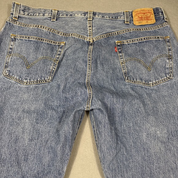 Levis 501 Jeans Mens 40x36 Original Fit Straight Leg Button Fly 501-0115 NWOT - Picture 4 of 7